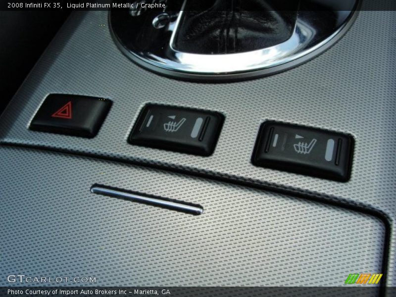 Liquid Platinum Metallic / Graphite 2008 Infiniti FX 35