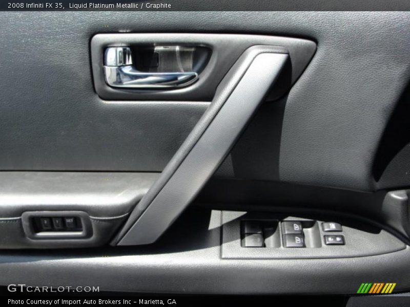 Liquid Platinum Metallic / Graphite 2008 Infiniti FX 35
