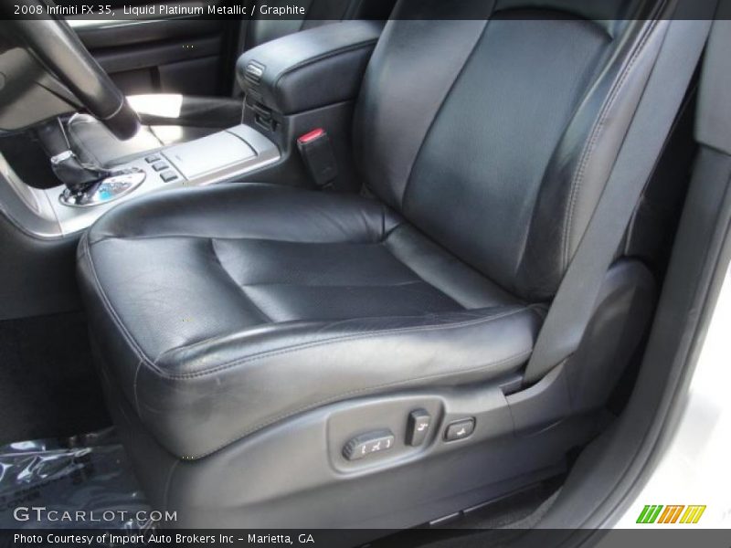 Liquid Platinum Metallic / Graphite 2008 Infiniti FX 35