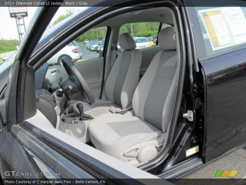 Black / Gray 2010 Chevrolet Cobalt LS Sedan