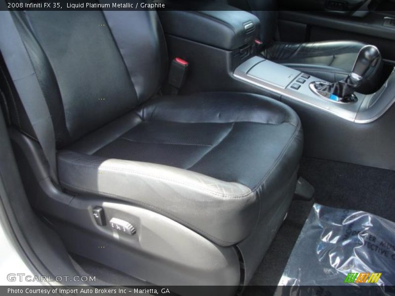 Liquid Platinum Metallic / Graphite 2008 Infiniti FX 35