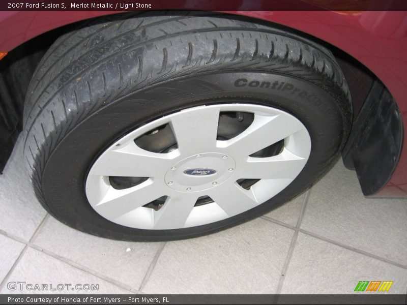 Merlot Metallic / Light Stone 2007 Ford Fusion S