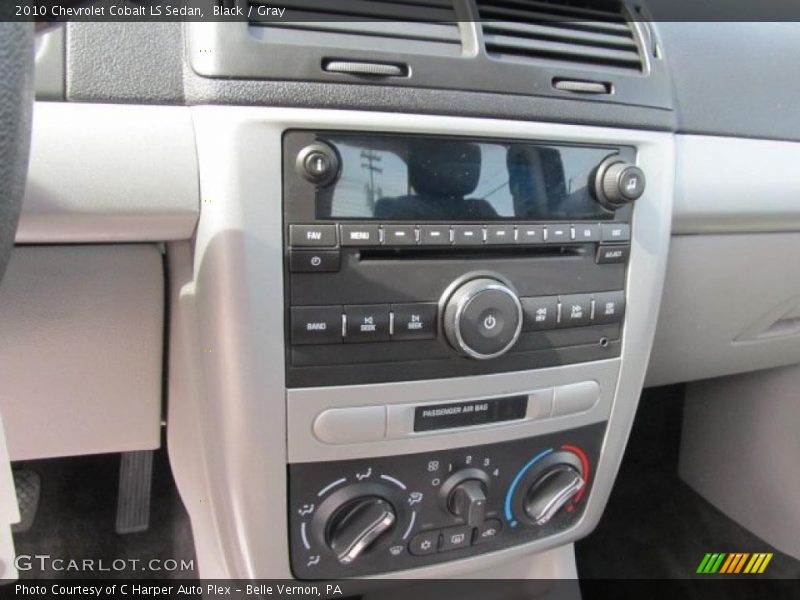 Black / Gray 2010 Chevrolet Cobalt LS Sedan