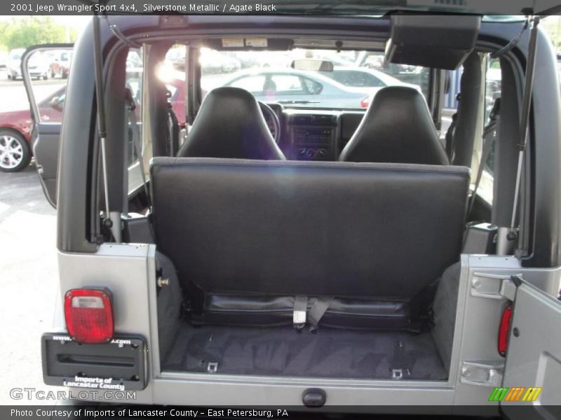 Silverstone Metallic / Agate Black 2001 Jeep Wrangler Sport 4x4