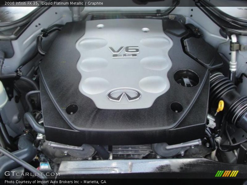 Liquid Platinum Metallic / Graphite 2008 Infiniti FX 35