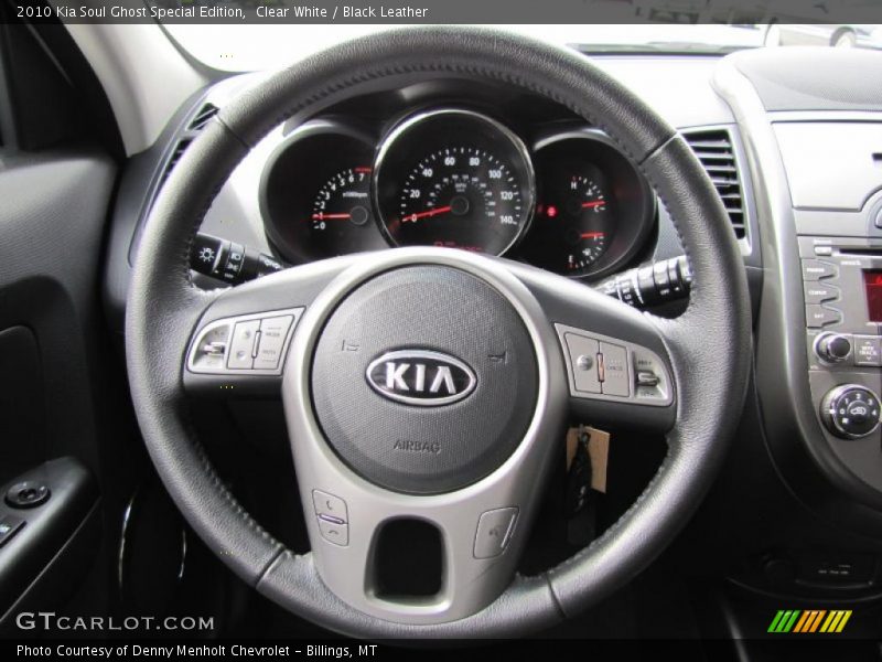 Clear White / Black Leather 2010 Kia Soul Ghost Special Edition