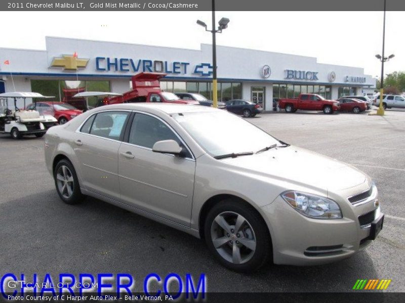Gold Mist Metallic / Cocoa/Cashmere 2011 Chevrolet Malibu LT