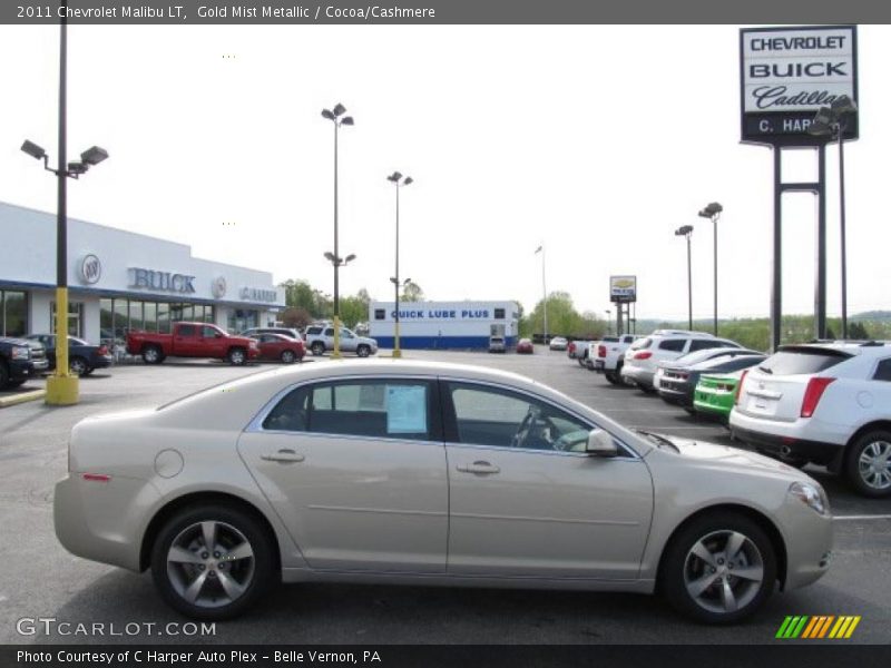 Gold Mist Metallic / Cocoa/Cashmere 2011 Chevrolet Malibu LT