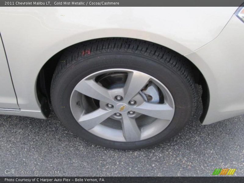 Gold Mist Metallic / Cocoa/Cashmere 2011 Chevrolet Malibu LT