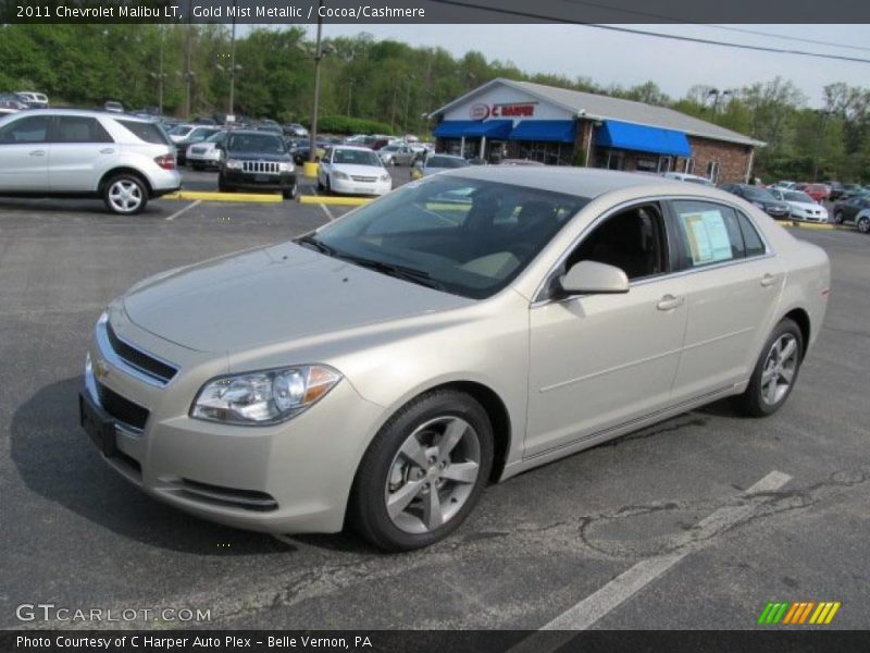 Gold Mist Metallic / Cocoa/Cashmere 2011 Chevrolet Malibu LT