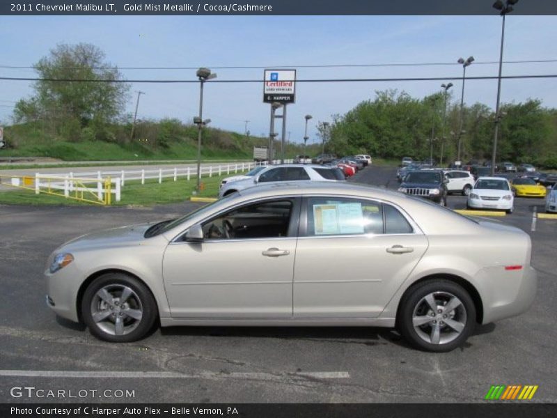 Gold Mist Metallic / Cocoa/Cashmere 2011 Chevrolet Malibu LT