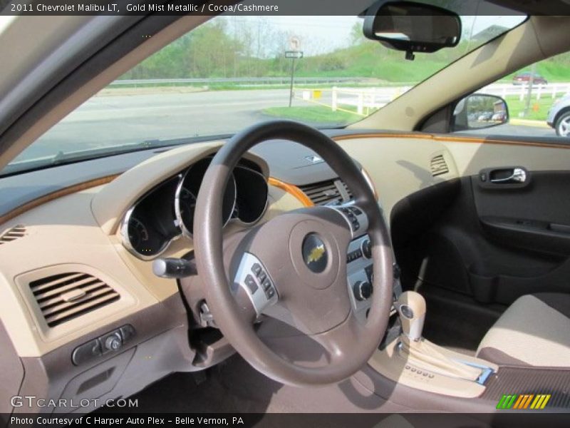 Gold Mist Metallic / Cocoa/Cashmere 2011 Chevrolet Malibu LT