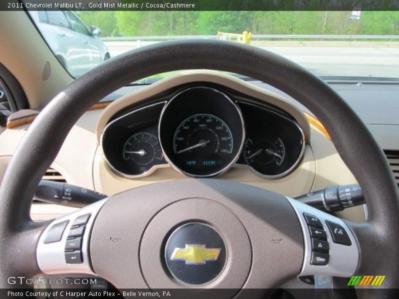 Gold Mist Metallic / Cocoa/Cashmere 2011 Chevrolet Malibu LT