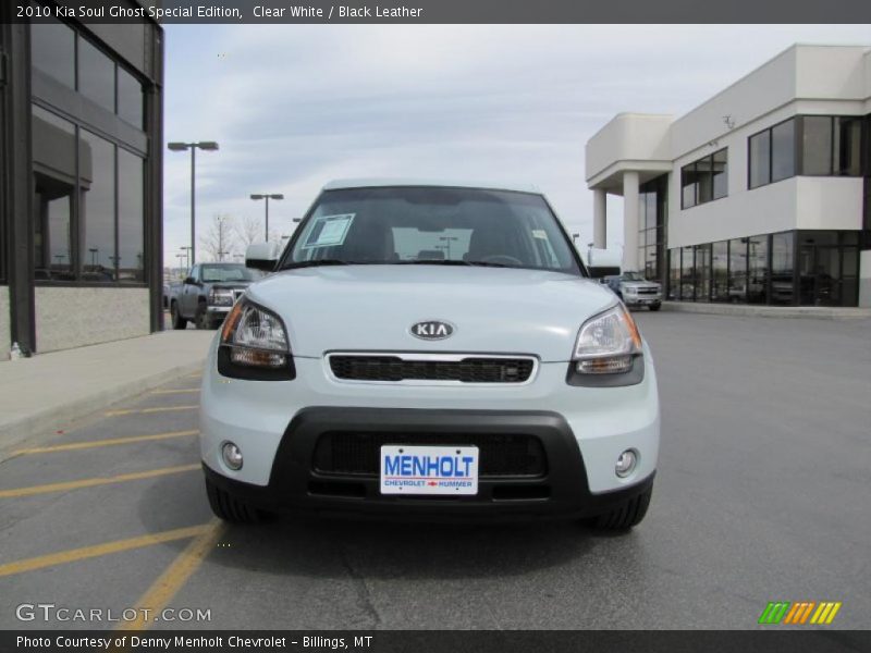 Clear White / Black Leather 2010 Kia Soul Ghost Special Edition