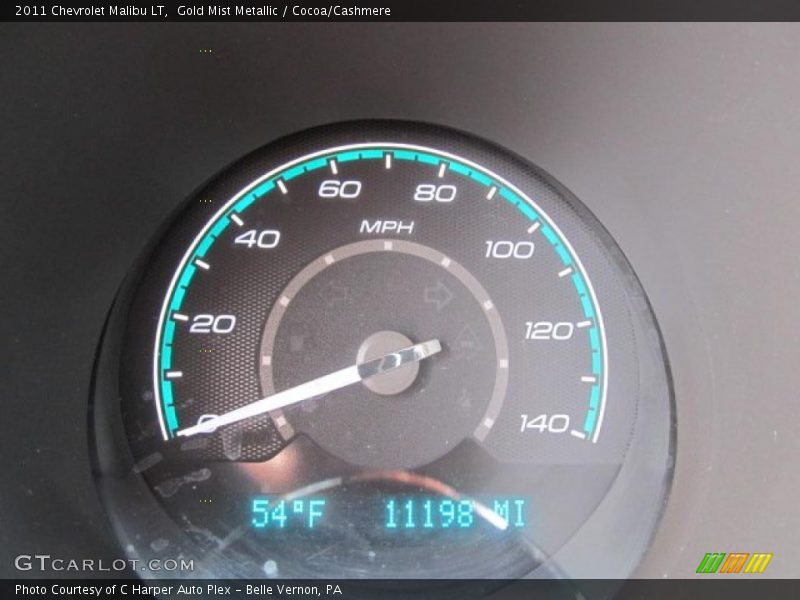Gold Mist Metallic / Cocoa/Cashmere 2011 Chevrolet Malibu LT