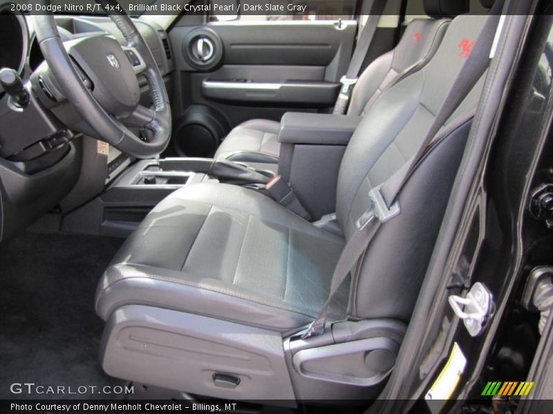 Brilliant Black Crystal Pearl / Dark Slate Gray 2008 Dodge Nitro R/T 4x4