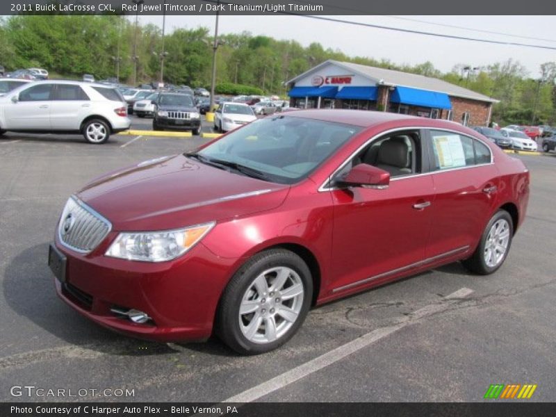 Red Jewel Tintcoat / Dark Titanium/Light Titanium 2011 Buick LaCrosse CXL