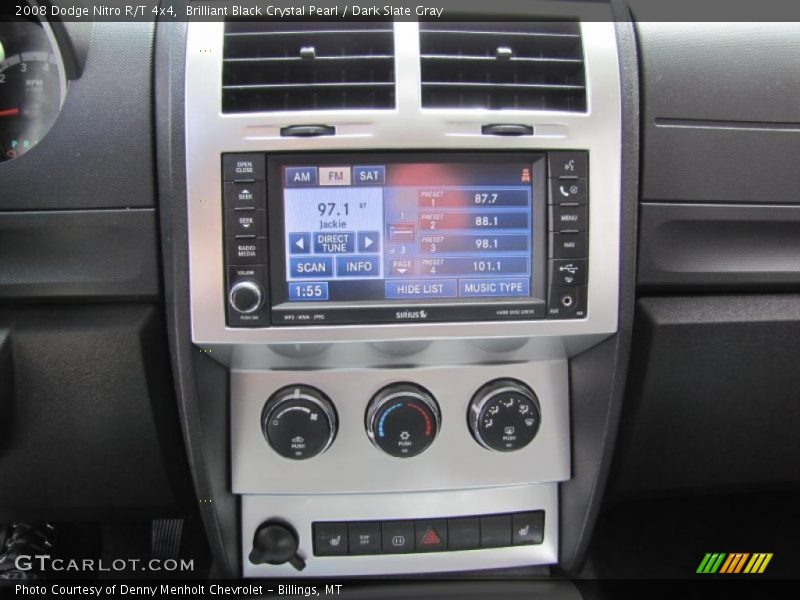Brilliant Black Crystal Pearl / Dark Slate Gray 2008 Dodge Nitro R/T 4x4