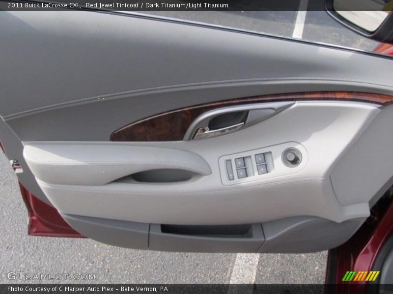 Red Jewel Tintcoat / Dark Titanium/Light Titanium 2011 Buick LaCrosse CXL