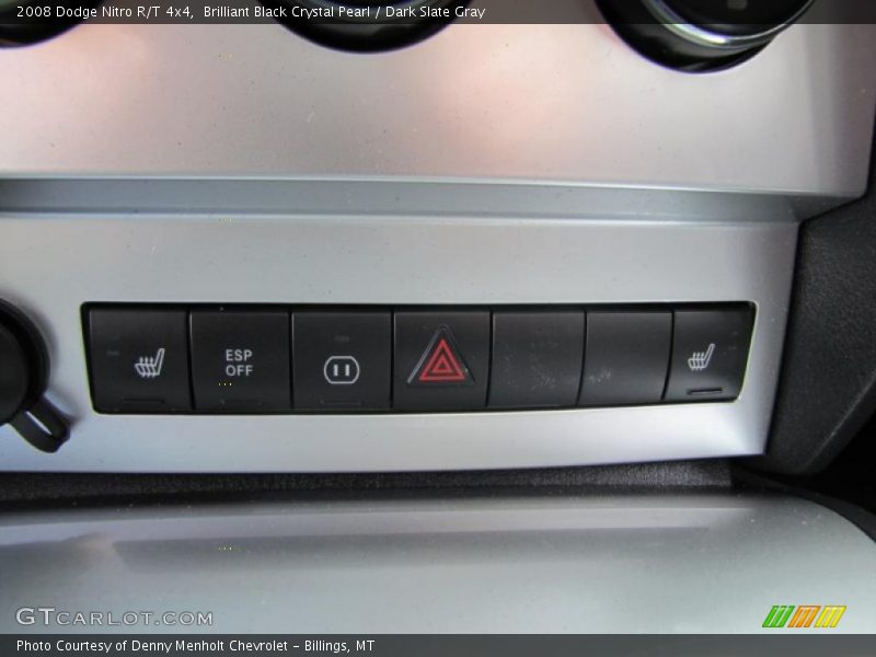 Brilliant Black Crystal Pearl / Dark Slate Gray 2008 Dodge Nitro R/T 4x4