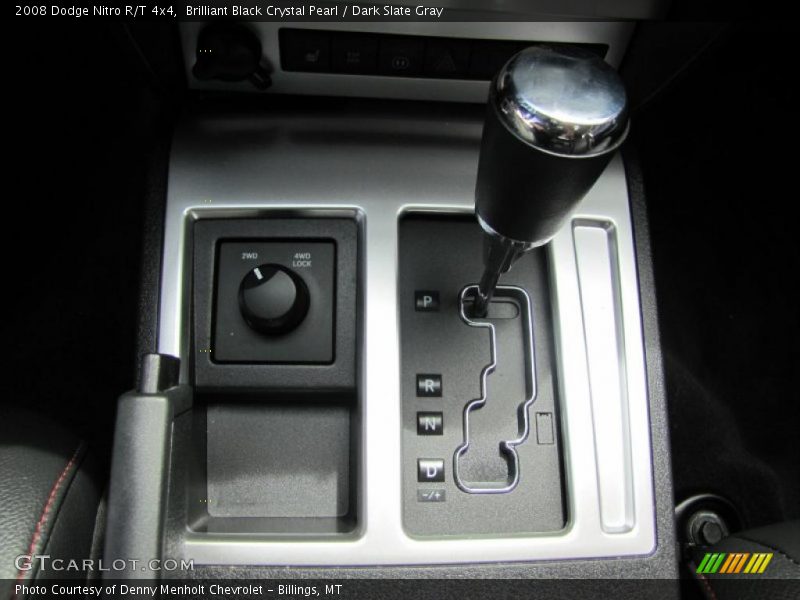 Brilliant Black Crystal Pearl / Dark Slate Gray 2008 Dodge Nitro R/T 4x4