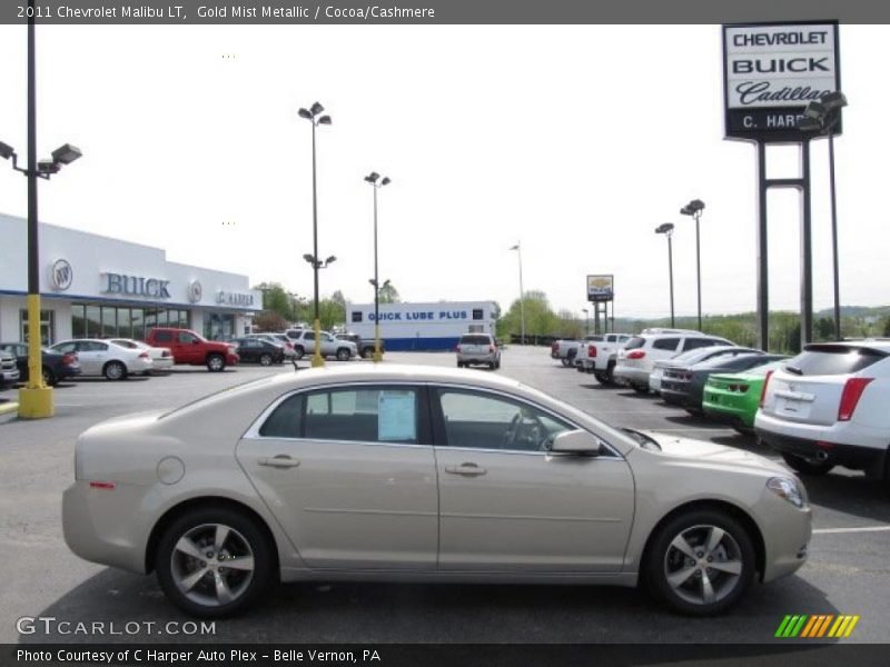 Gold Mist Metallic / Cocoa/Cashmere 2011 Chevrolet Malibu LT