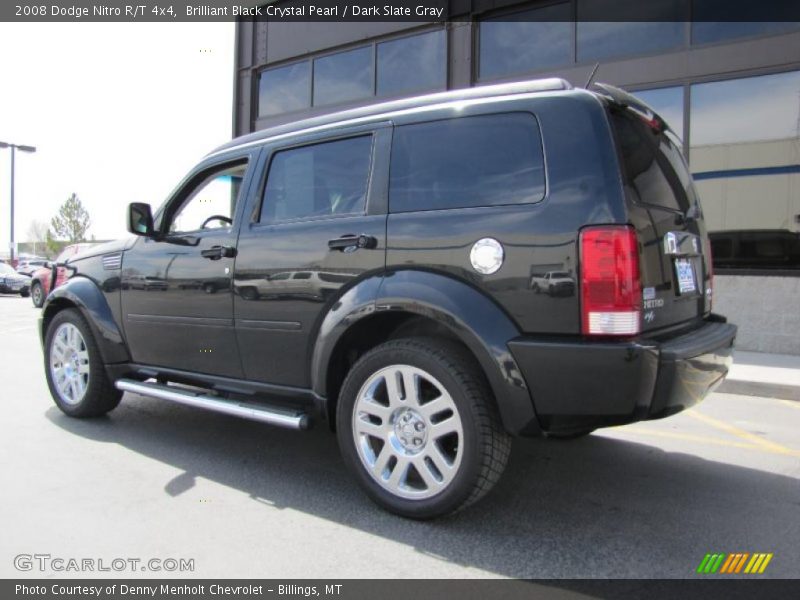 Brilliant Black Crystal Pearl / Dark Slate Gray 2008 Dodge Nitro R/T 4x4