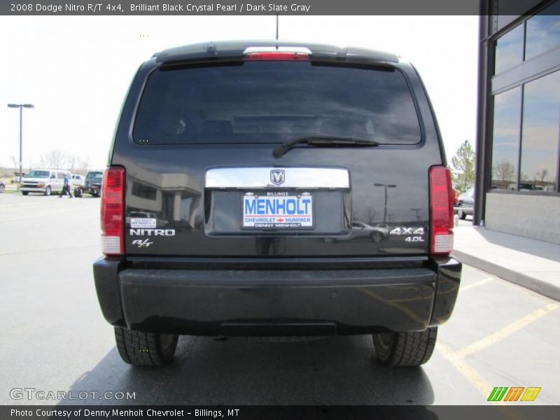 Brilliant Black Crystal Pearl / Dark Slate Gray 2008 Dodge Nitro R/T 4x4