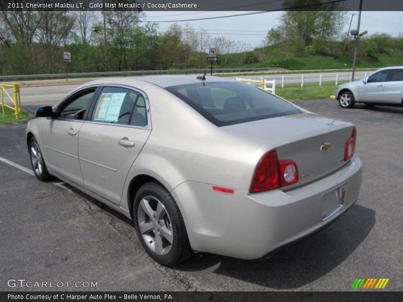 Gold Mist Metallic / Cocoa/Cashmere 2011 Chevrolet Malibu LT
