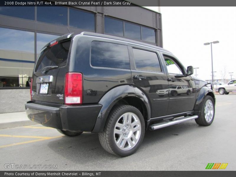 Brilliant Black Crystal Pearl / Dark Slate Gray 2008 Dodge Nitro R/T 4x4