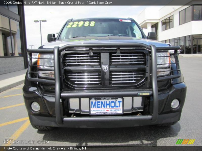 Brilliant Black Crystal Pearl / Dark Slate Gray 2008 Dodge Nitro R/T 4x4