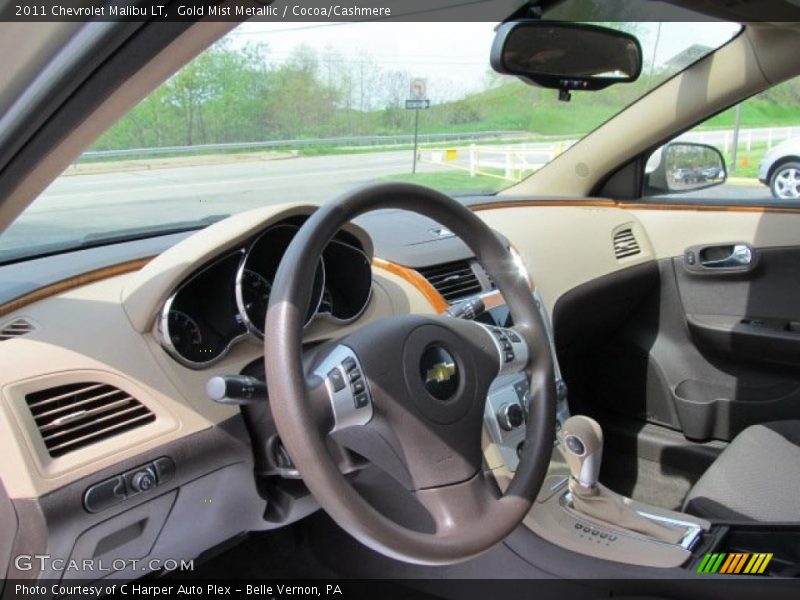 Gold Mist Metallic / Cocoa/Cashmere 2011 Chevrolet Malibu LT