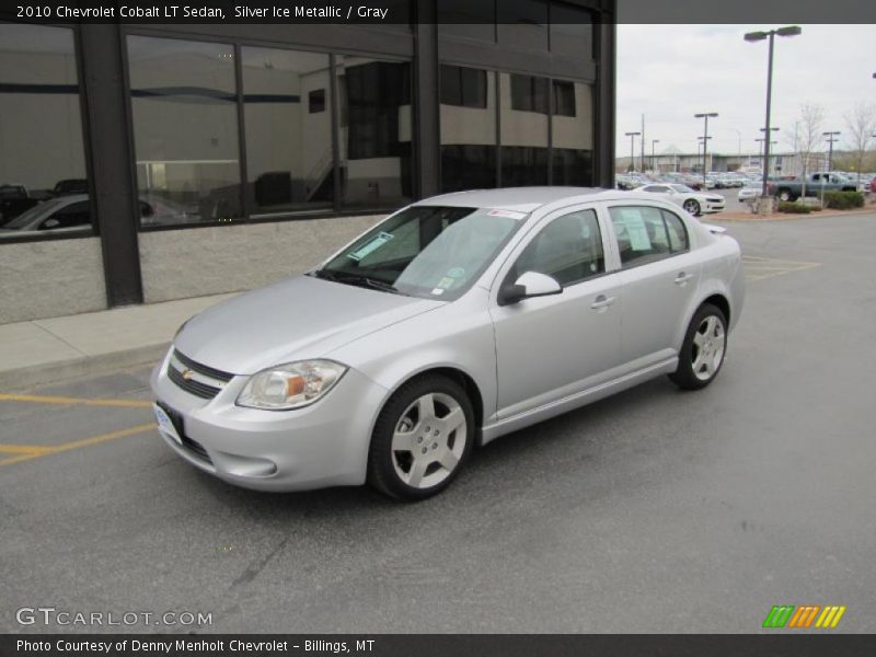 Silver Ice Metallic / Gray 2010 Chevrolet Cobalt LT Sedan