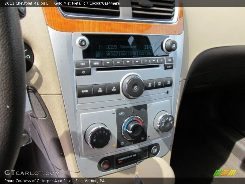 Gold Mist Metallic / Cocoa/Cashmere 2011 Chevrolet Malibu LT