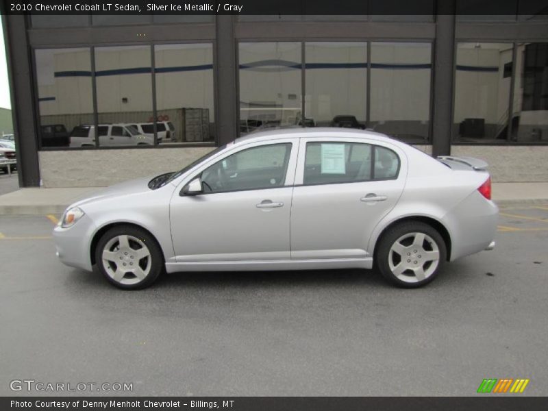 Silver Ice Metallic / Gray 2010 Chevrolet Cobalt LT Sedan