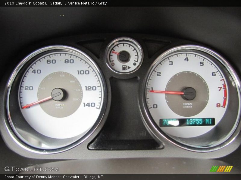 Silver Ice Metallic / Gray 2010 Chevrolet Cobalt LT Sedan