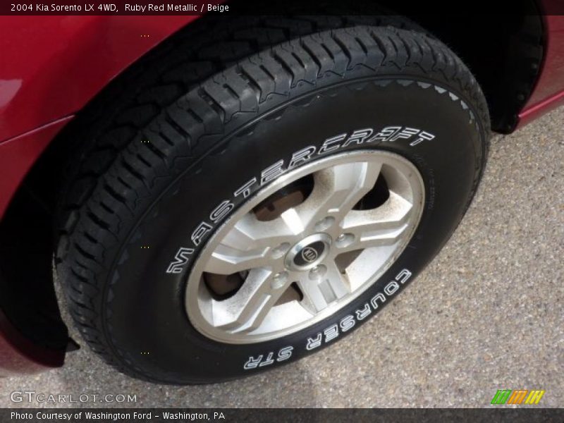 Ruby Red Metallic / Beige 2004 Kia Sorento LX 4WD