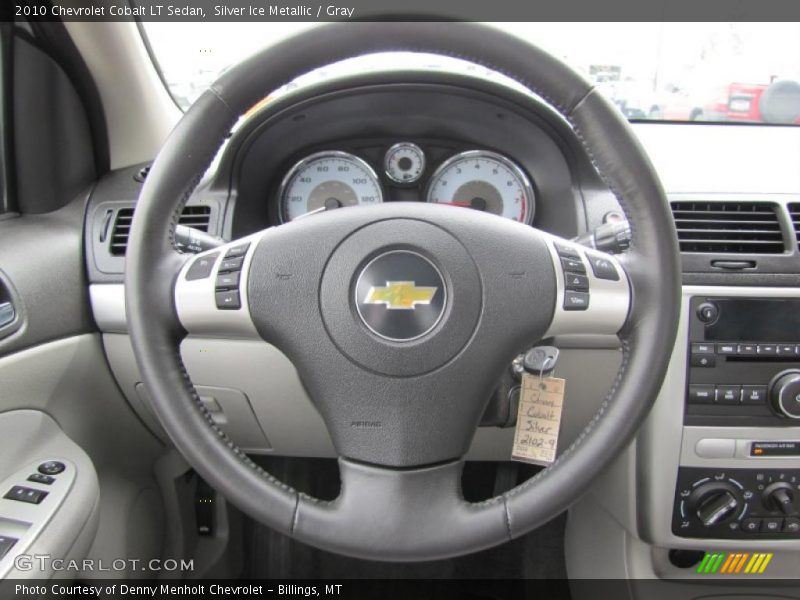 Silver Ice Metallic / Gray 2010 Chevrolet Cobalt LT Sedan