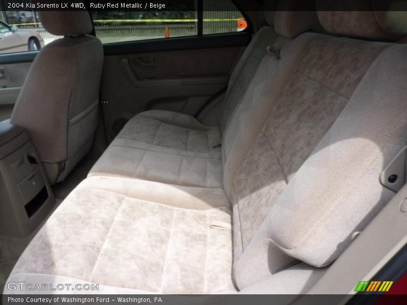 Ruby Red Metallic / Beige 2004 Kia Sorento LX 4WD