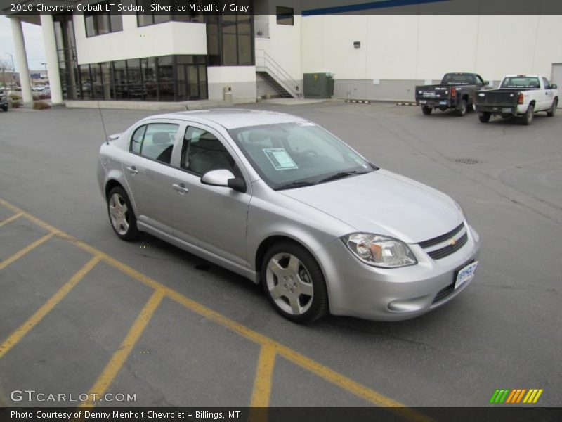 Silver Ice Metallic / Gray 2010 Chevrolet Cobalt LT Sedan