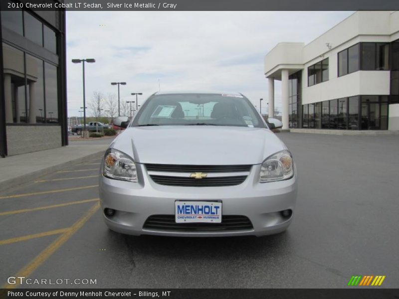 Silver Ice Metallic / Gray 2010 Chevrolet Cobalt LT Sedan