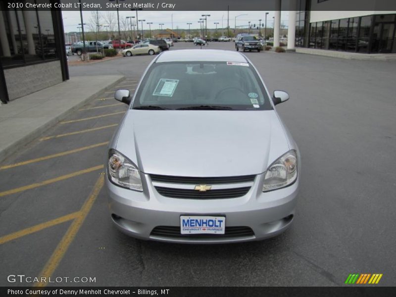 Silver Ice Metallic / Gray 2010 Chevrolet Cobalt LT Sedan
