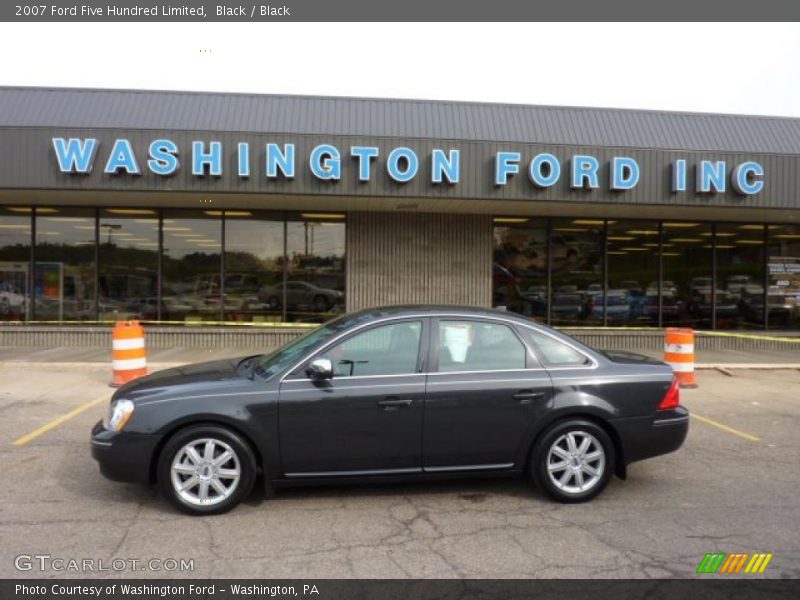 Black / Black 2007 Ford Five Hundred Limited