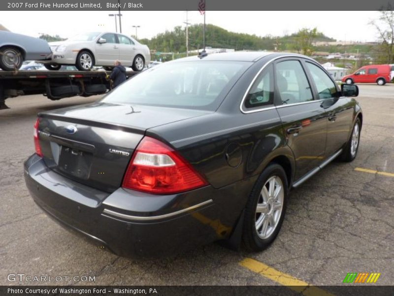 Black / Black 2007 Ford Five Hundred Limited