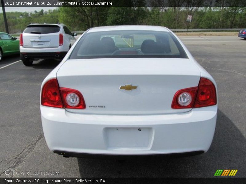 Summit White / Cocoa/Cashmere 2011 Chevrolet Malibu LS