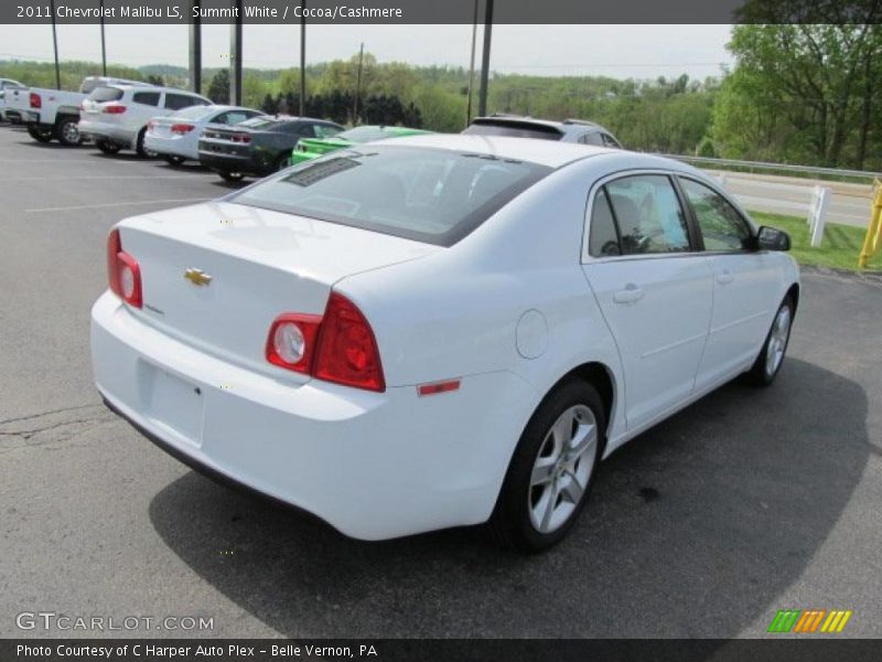 Summit White / Cocoa/Cashmere 2011 Chevrolet Malibu LS