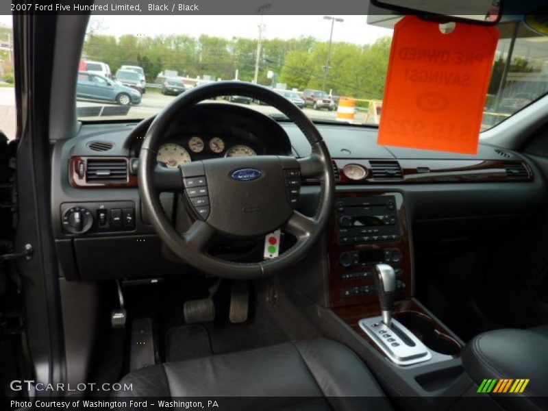 Black / Black 2007 Ford Five Hundred Limited