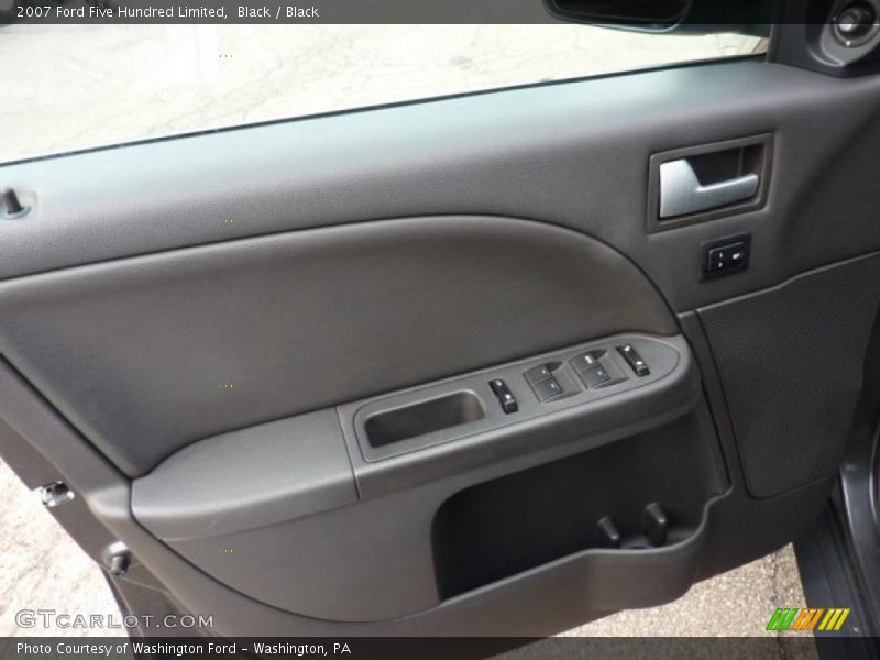 Black / Black 2007 Ford Five Hundred Limited