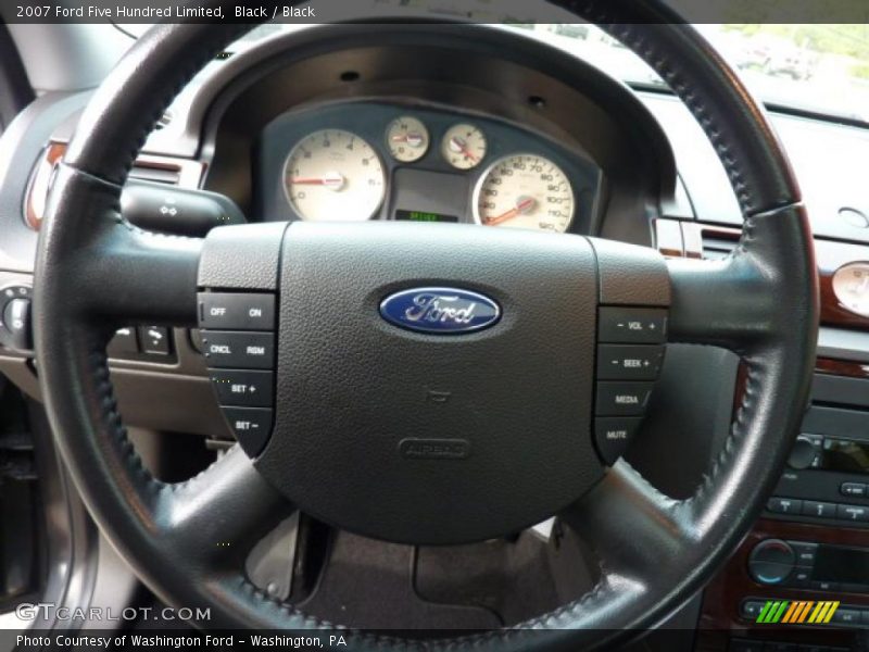 Black / Black 2007 Ford Five Hundred Limited
