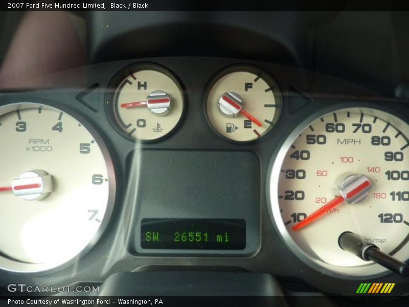 Black / Black 2007 Ford Five Hundred Limited
